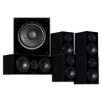 Wharfedale Diamond 12.1 5.1 AV Home Cinema Pack - Black Oak