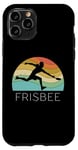 Coque pour iPhone 11 Pro Ultimate Frisbee Disque volant rétro pour homme et femme