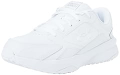 Under Armour Homme UA Edge LTHR Chaussures de Training, White Quartz/Stone/White, 40 EU