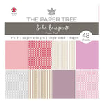 The Paper Boutique Tree Boho Bouquets 8" x 8" Essentials Paper Pad, Various, 8 x 8