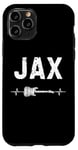 Coque pour iPhone 11 Pro Jax Guitare Battement De Coeur Musique Guitariste