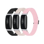 Elastiska band för Fitbit Inspire 2 - 3-pack elastiska band-Xin