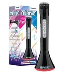 Mi-Mic Kids Karaoke Microphone, Wireless Speaker and LED Lights Black