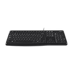 Logitech Keyboard K120 for Business tastatur USB Qwerty US International, svart