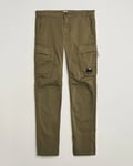 C.P. Company Satin Stretch Cargo Pants Olive