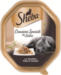 SHEBA Paté Chat SHEBA Artisanat Speciales en Sauce Pour Chats Pate SHEBA Dinde