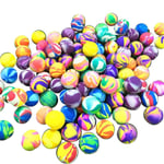 100st Bouncy Balls - Coola Studsbollar För Party Bag Filler As Shown 2.45cm