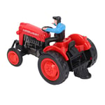 (red) Farm Tractor Toy Alloy + Plastic Kids Farm Tractor Toys Engineering