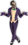 Joker Deluxe Mens Costume Halloween Batman Fancy Dress Outfit + Mask