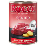 Rocco Senior 6 x 400 g - Storfe med poteter