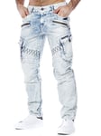 Cipo & Baxx Blizzard Command Cargo Jeans - Lyseblå