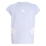 adidas Fille All Sports NXT T-Shirt, Violet Tone/White, 5-6 Years