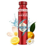 Old Spice Deep Sea Deodorant Body Spray For Men 250 ml, 48H Fresh, 0% Aluminium Salts, Anti-White Marks and Yellow Stains