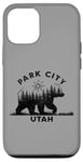 Coque pour iPhone 12/12 Pro Park City Utah Vacation Ours Forêt Soleil