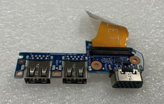 HP EliteBook 740 840 G2 784455-001 USB VGA Port Connector PCB Board Cable NEW