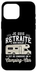 Coque pour iPhone 16 Pro Max Camping Car Papy Humour Camping Car Cadeau Campeur Retraite