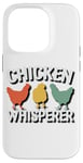 Coque pour iPhone 14 Pro Appel à tous les amateurs de poulet : Chicken Lover is Fun