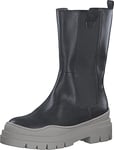 s.Oliver Femme 5-5-25432-29 Bottine Chelsea, Black Lt Grey, 39 EU