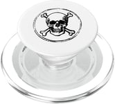 Drapeau pirate crâne audacieux et classique art pirate PopSockets PopGrip pour MagSafe