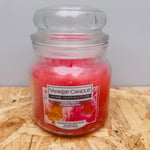 Yankee Candle Coral Peony Candle | Medium Glass Jar | 340G - NEW