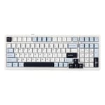 EPOMAKER x Aula F99 Clavier Mécanique sans Fil, Gasket Clavier Personnalisé avec échange à Chaud, Rembourrage, Bluetooth, 8000 mAh, NKRO, RVB, pour Jeux/Win/Mac (F99 Blue, Reaper Switch)