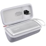 Khanka Hard Case Compatible with Sonos Roam 2 / Sonos Roam/Sonos Roam SL Portable Waterproof Bluetooth Speaker,Grey,Case Only