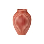 Knabstrup Vase Ripple, Korall