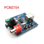 PCM2704 USB DAC à S/PDIF carte son décodeur carte 3.5mm sortie F/PC 2 canaux sortie analogique