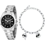 Bijoux Karl Lagerfeld  Montre en acier inoxydable