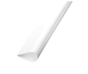 Serre feuillet PVC blanc 15 mm, 1 m