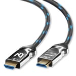 Cable Hdmi 8K-Cable Hdmi 2.1 High Speed \U200B7M(48 Gbps)Pour 8K@60Hz&4K@120Hz-Puce Integree-Protection Kink-Gaine Nylon