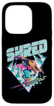 Coque pour iPhone 14 Pro Shred Shirt Vintage Freestyle Ski Costume années 80 Rétro Ski