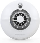 Fire Angel Wireless Heat Detector Alarm Pro Connected Main Interlink & Powered