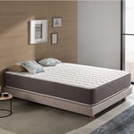 NATURALEX - Matelas Ressorts 140x190 cm - Épais 30 cm - Extrafresh - Hybride Ressorts Ensachés Indépendants, Mousse HR mémoire de Forme, Blue Latex - Confort Ferme, 7 Zones, Aérateur, Réversible