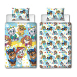 Paw Patrol Kids Single Duvet Reversible Bedding Marshall Skye Rubble Quilt Cover