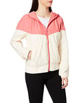 Urban Classics Women's Ladies Arrow Windbreaker Jacket, Palepink/White Sand, XXXXL