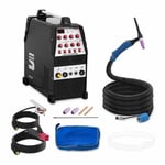 Poste à souder Stamos Welding S-ALU 220 ( TIG CA-CC/ E-Hand SELECTION 200 A / 230 V 2-/4-Temps Technologie Powerventilatoren)