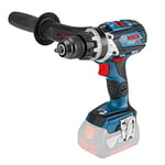 Bosch Professional 18V System perceuse-visseuse à percussion sans-fil GSB 18V-110 C (couple maxi 110 Nm, sans batterie ni chargeur, dans carton)