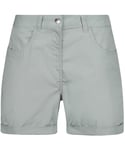 Regatta Womens Pemma Organic Coolweave Cotton Summer Shorts - Brown - Size 16 UK