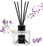 binca vidou Reed Diffuser 120ml / Lavender Scented Oil Reed Diffuser Set / 8 Di