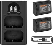 2X Batterie NP-FZ100 2500mAh pour Sony Alpha 9 Sony A9 Sony A9R Sony Alpha 9V Sony A9s Sony A7RIII Sony A7R3 Sony a7 III