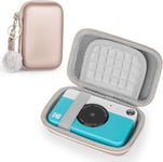 Étui pour Printomatic /Smile/Step/Mini 2 HD Appareil Photo Instantané, Housse Sac Portable de Voyage de Rangement(Rose Gold).[G380]