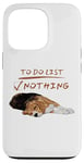 iPhone 13 Pro Cute beagle lazy sleeping Dog Lover to do list nothing Case