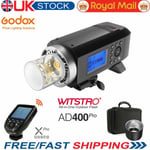 UK Godox AD400Pro 400Ws 2.4G TTL Flash + Trigger Xpro-C/N/S/F/O With Free Case