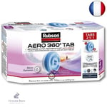 Rubson AERO 360° Recharges en tabs parfum lavande relaxante, recharges pour