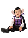 Bristol Novelty 3015681-2 Déguisement de petit vampire, pour enfant, fille et garçon, noir/multicolore, 1-2 ans Halloween