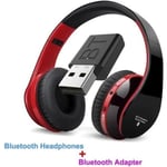 Casque de télévision sans fil Bluetooth écouteurs HiFi basse profonde avec clé émetteur pour télévision ordinateur et téléphone