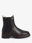 Barbour Evie Leather Chelsea Boots, Black