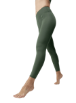 Born Living Yoga Indra 7/8 Leggings, Hunter/Matcha