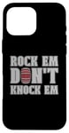 iPhone 16 Pro Max Rock Em Don't Knock Loves Barrel Horse Riding Barrel Racing Case